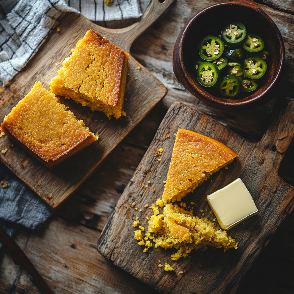 Eggless Cornbread Recipe