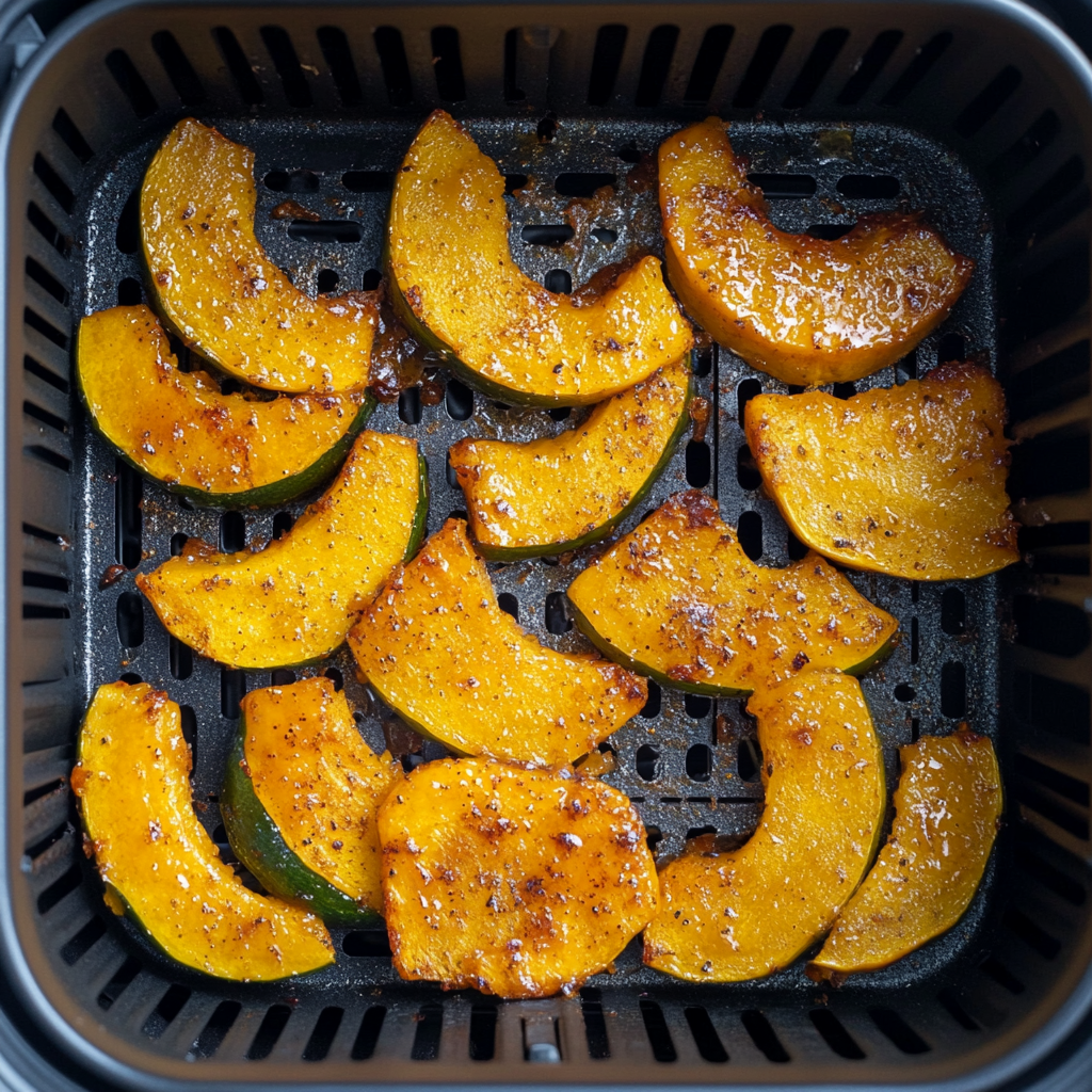 Maple Glazed Air Fryer Squash Recipe