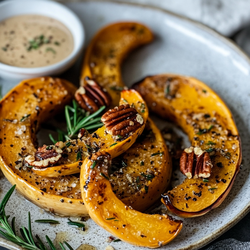 Maple Glazed Air Fryer Squash Recipe