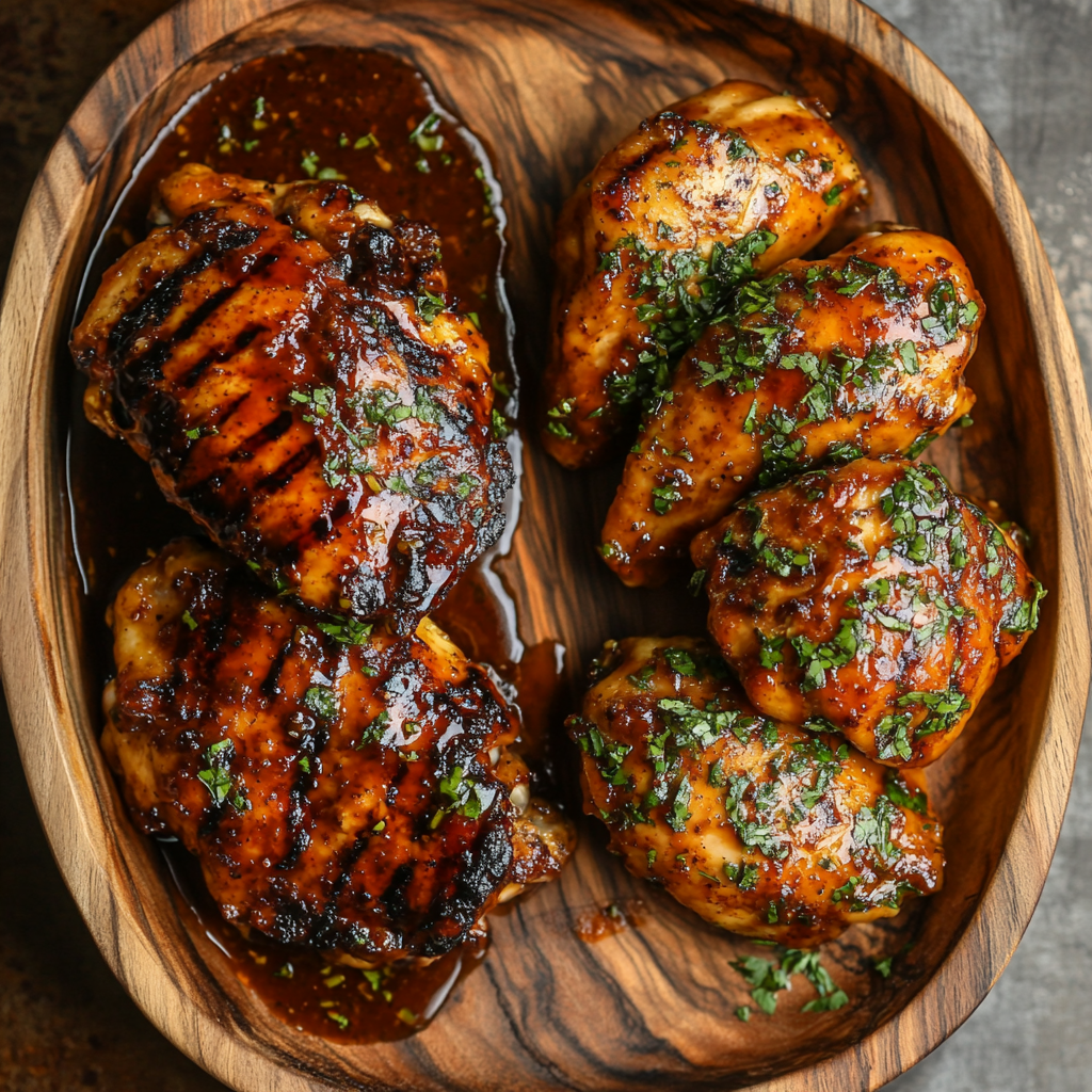 Recipe For Honey Bourbon Barbesue Chicken