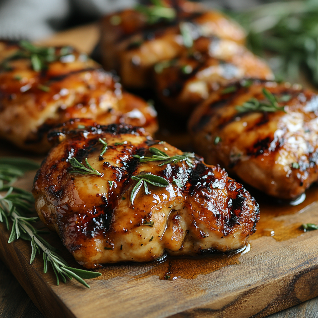 Recipe For Honey Bourbon Barbesue Chicken