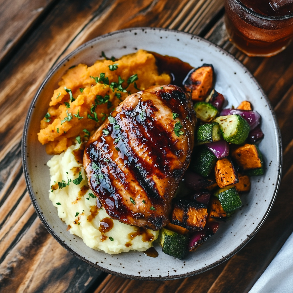 Recipe For Honey Bourbon Barbecue Chicken