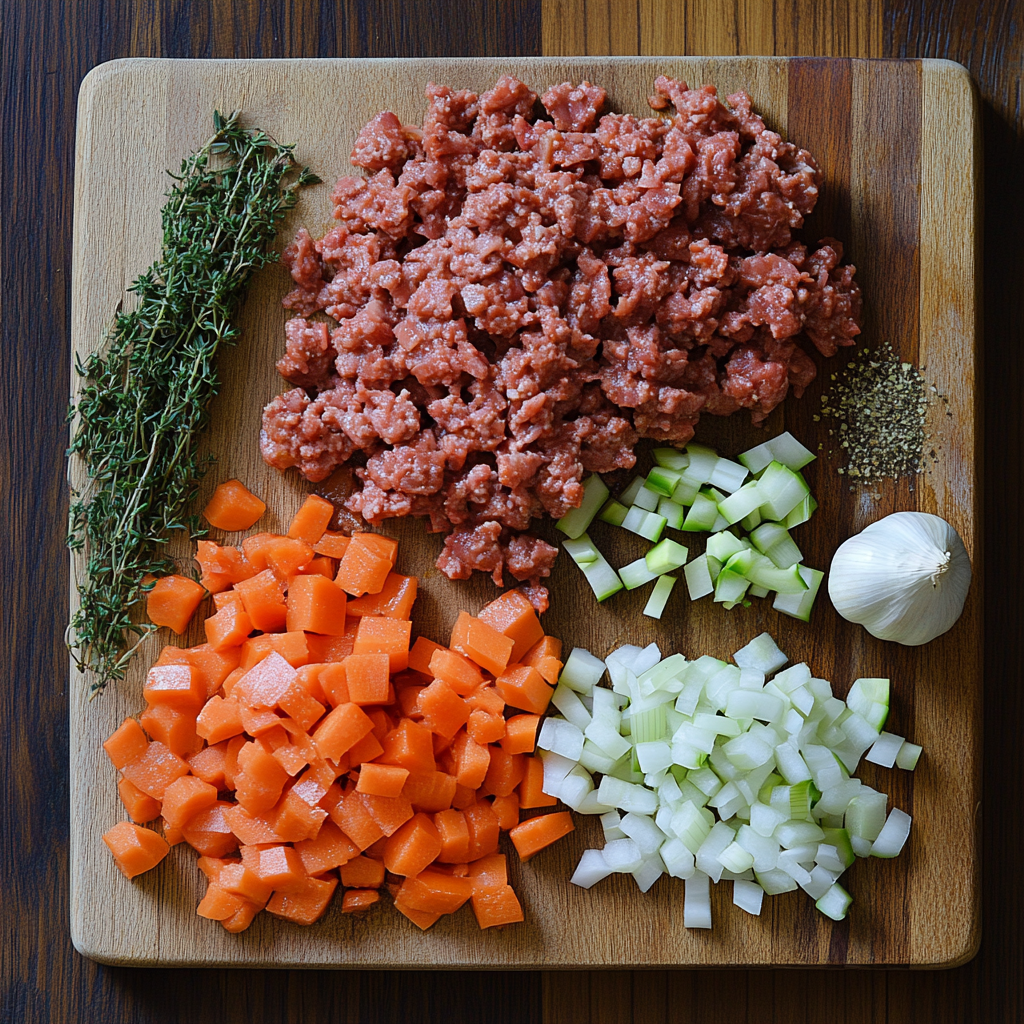 bison in wild boar ragu recipe