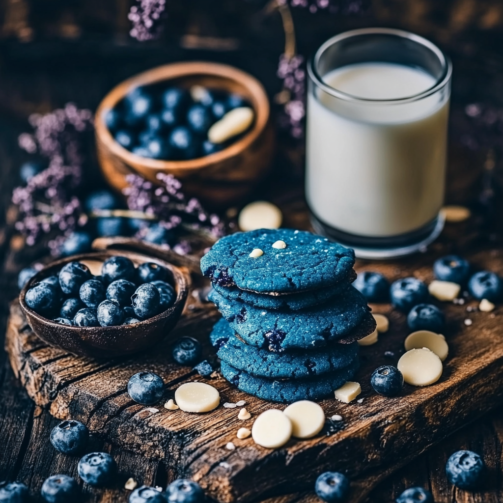 blue cookies recipe