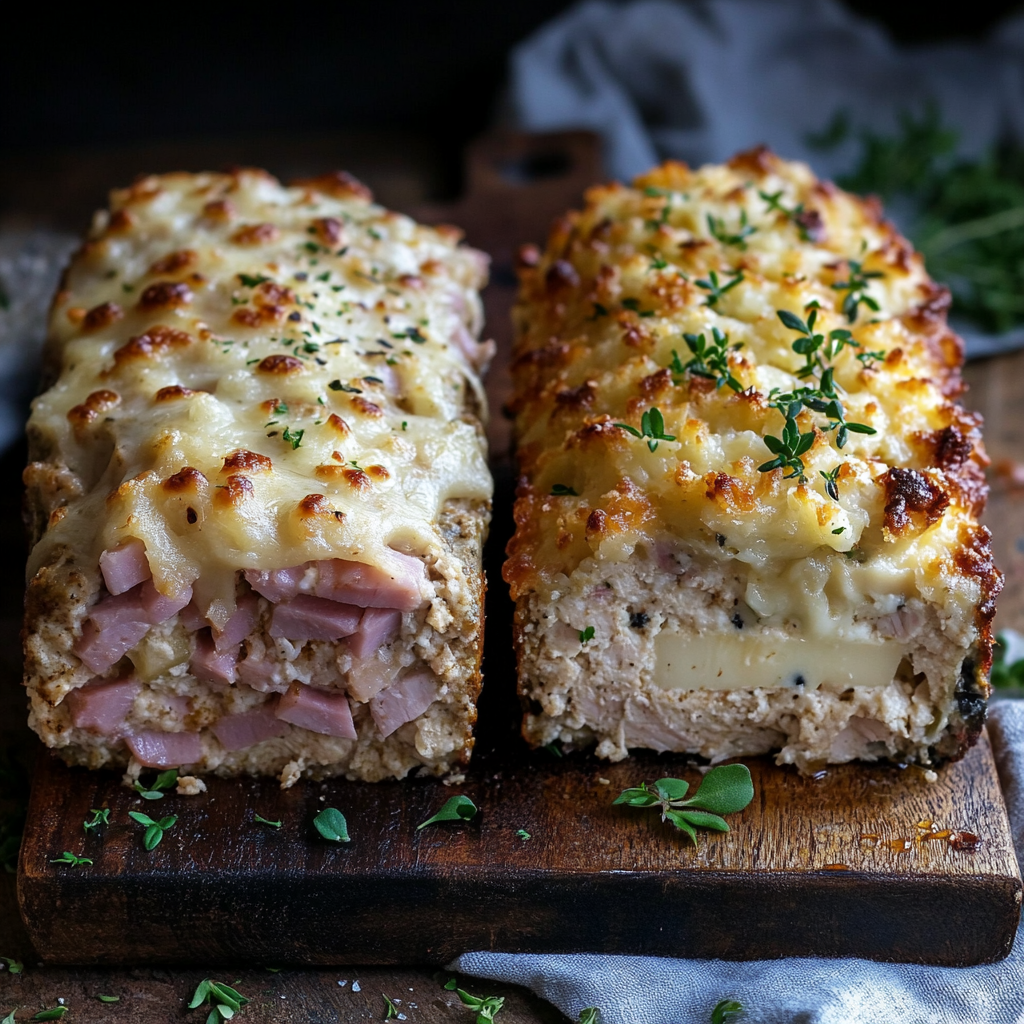 chicken cordon bleu meatloaf recipe