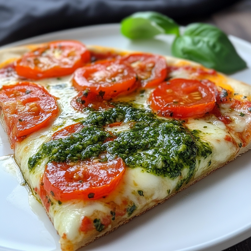 Chimichurri Tomato Pizza Recipe