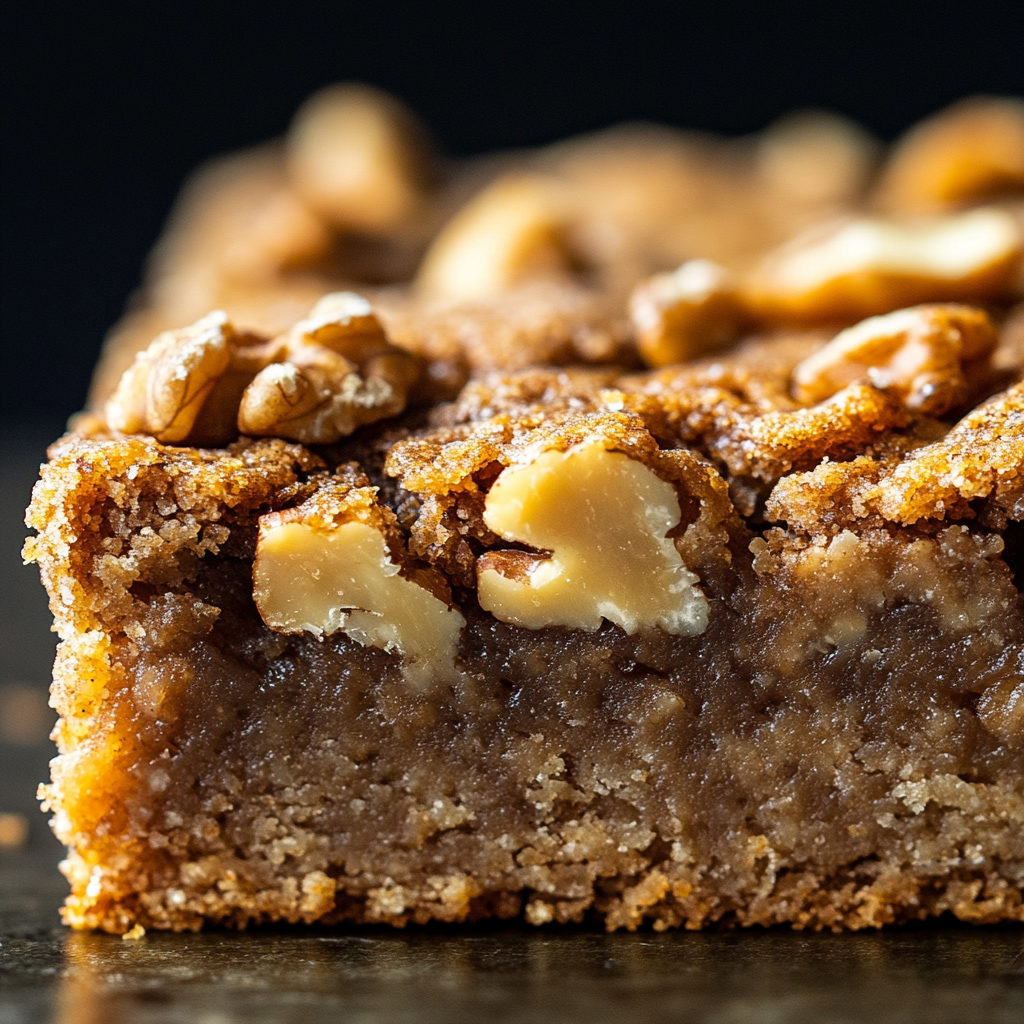 coffee ginger walnut slice recipe