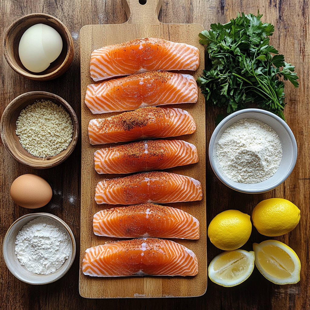 fried salmon bites recipe