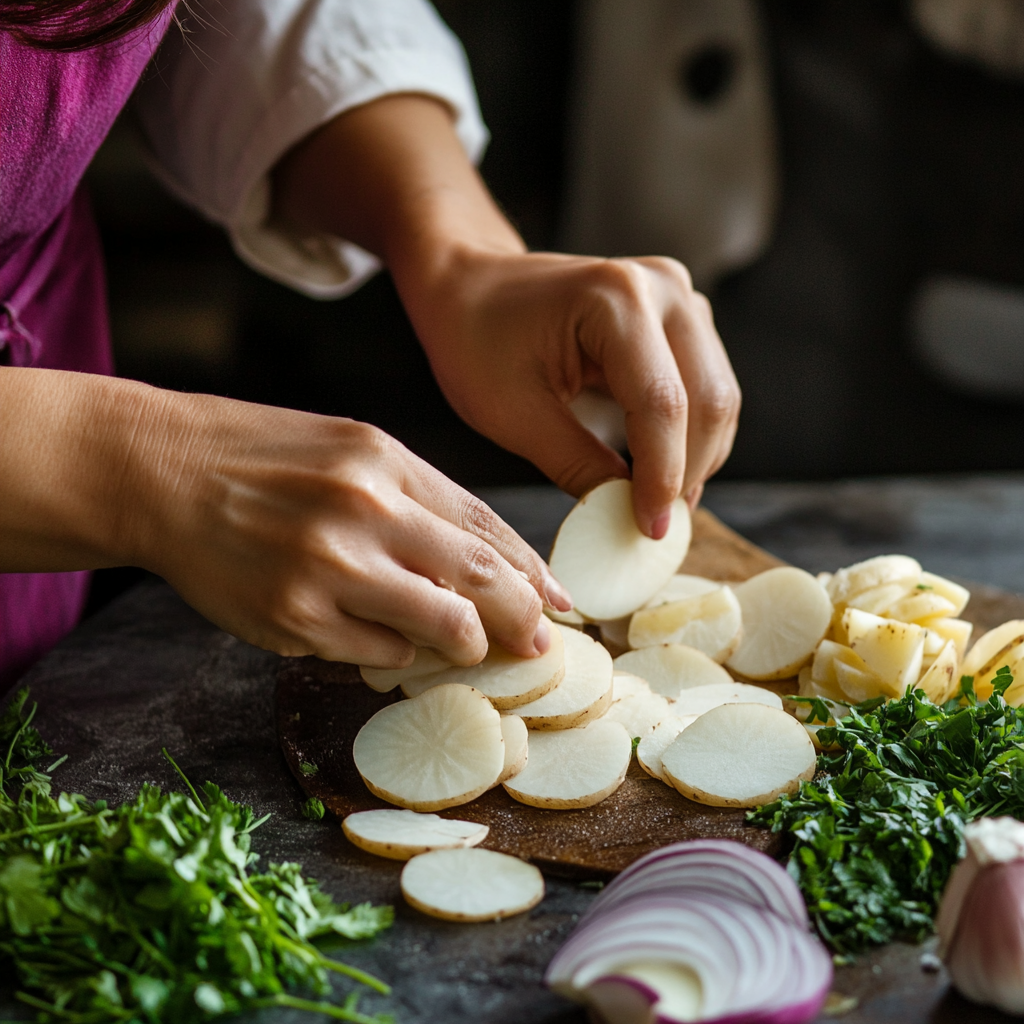 frittata recipe using turnips and potatoes