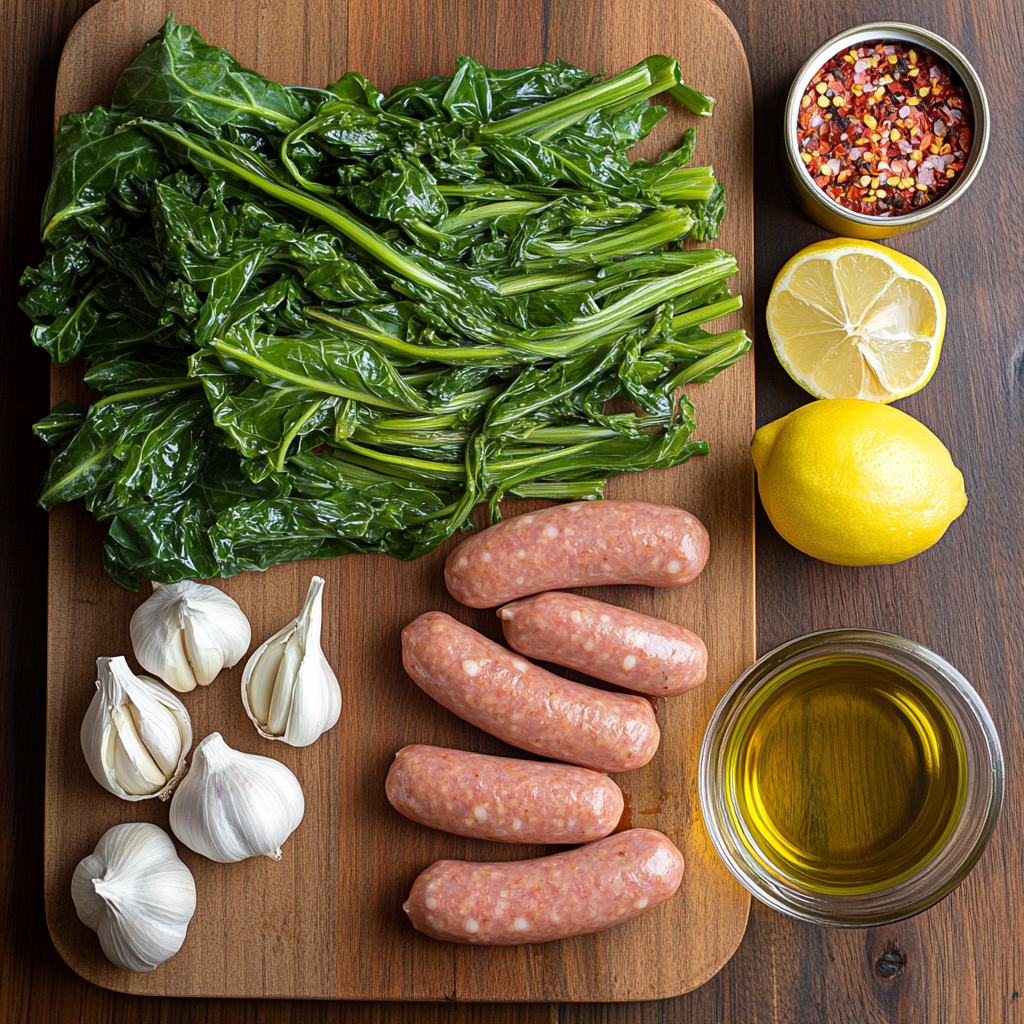 rapini sausage recipe