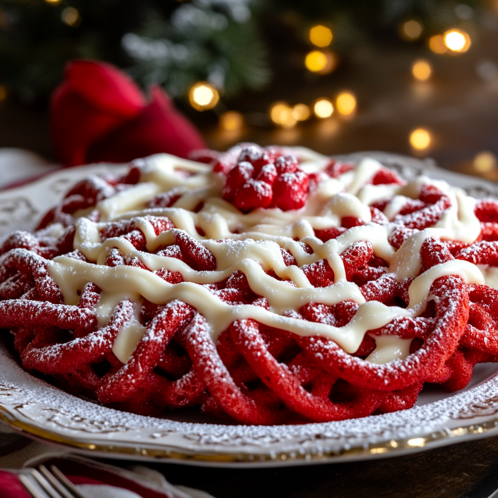 red velvet funnel cake recipe