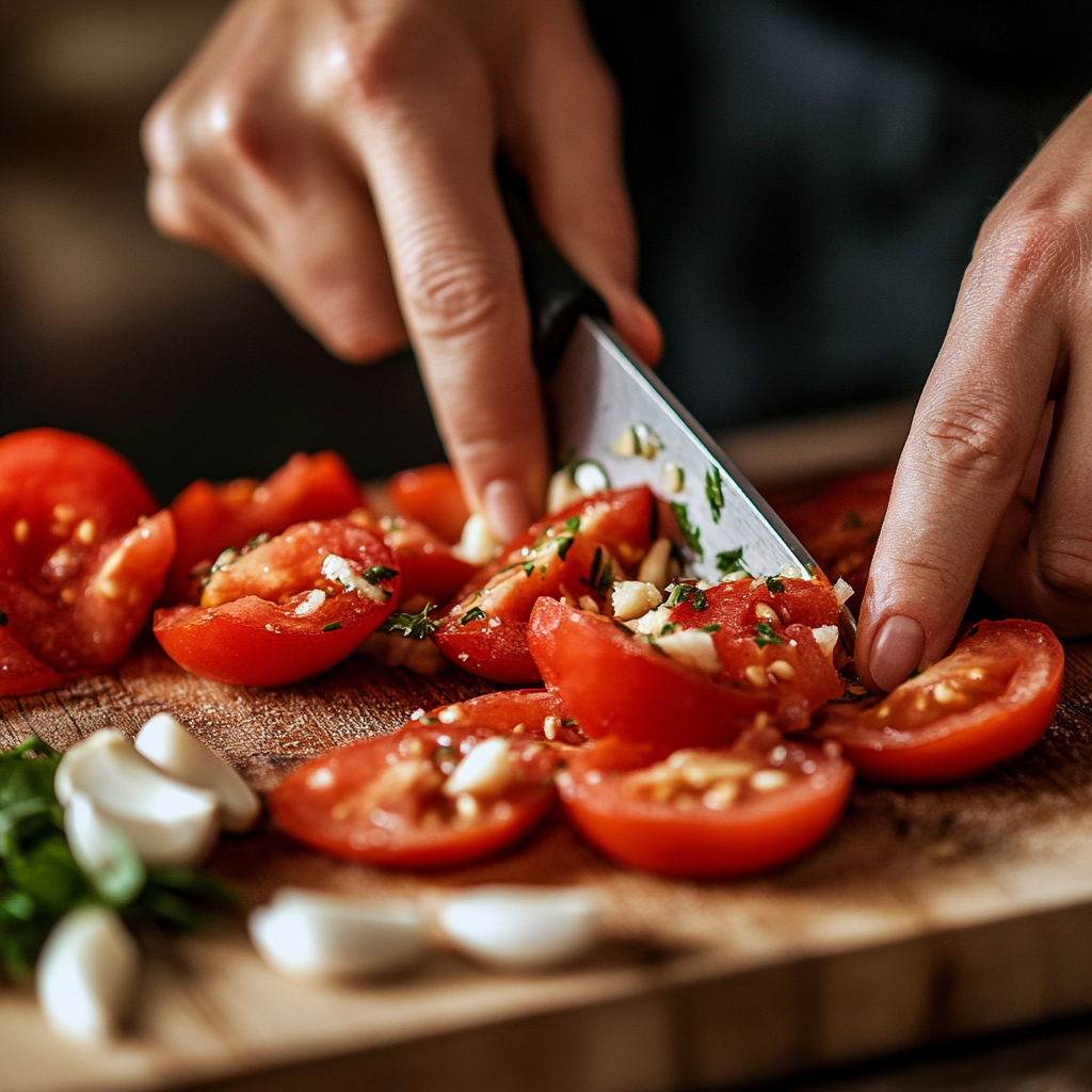 tomato halves chimichurri recipe