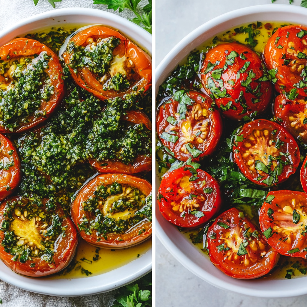 tomato halves chimichurri recipe