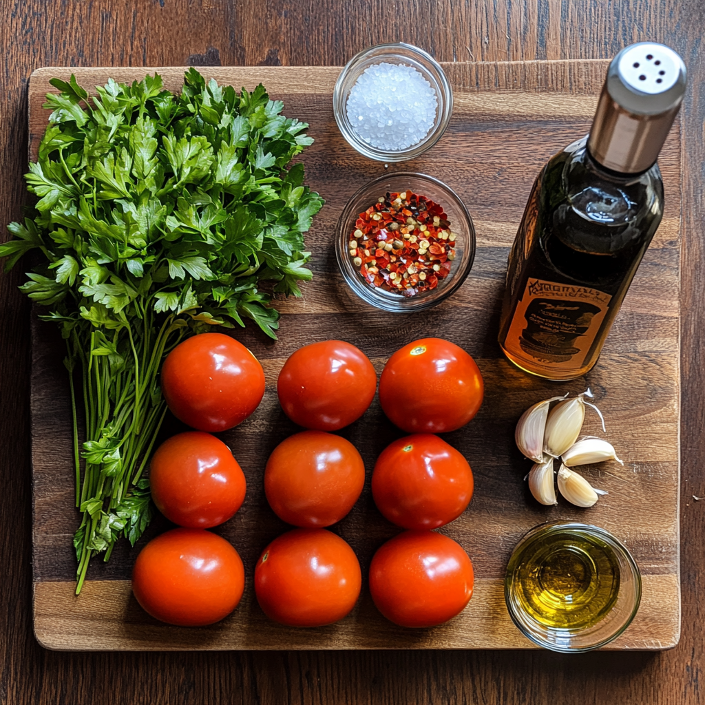 tomato halves chimichurri recipe