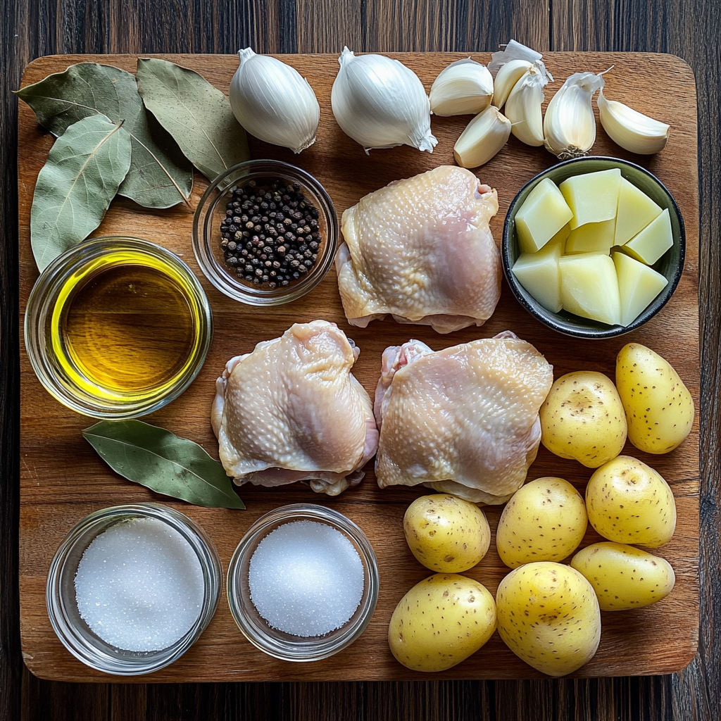 Chicken Adobo Recipe with Potatoes