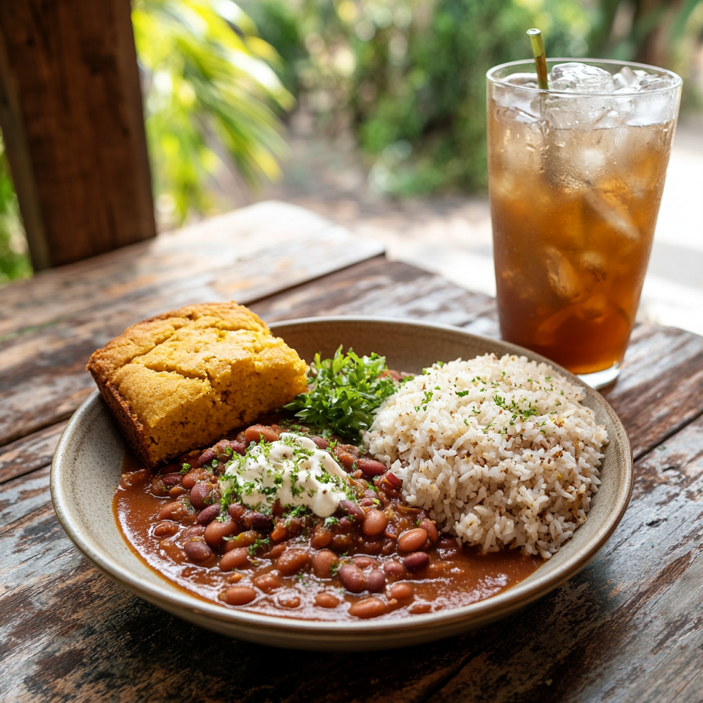 blue runner red beans and rice recipe