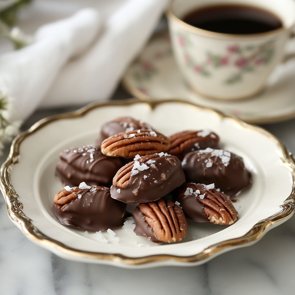 milk chocolate covered pecans recipe