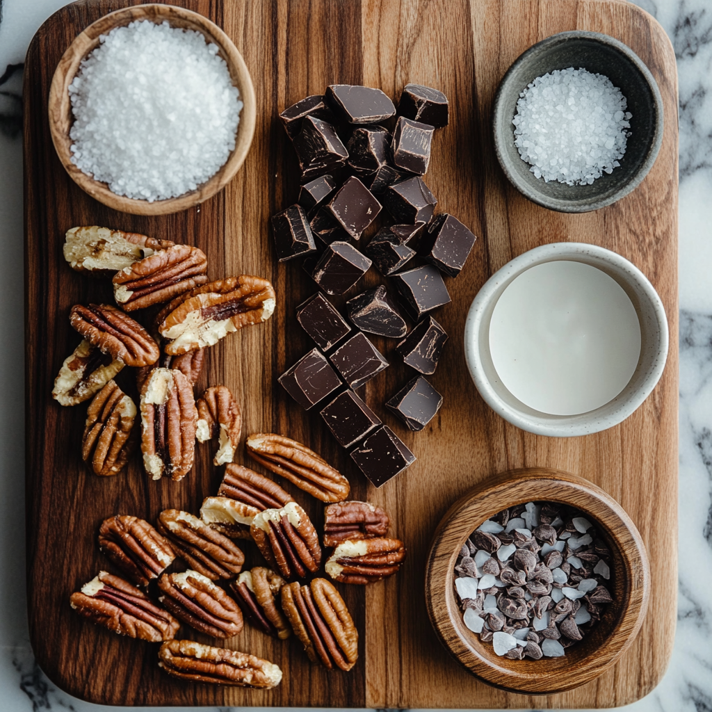 milk chocolate covered pecans recipe