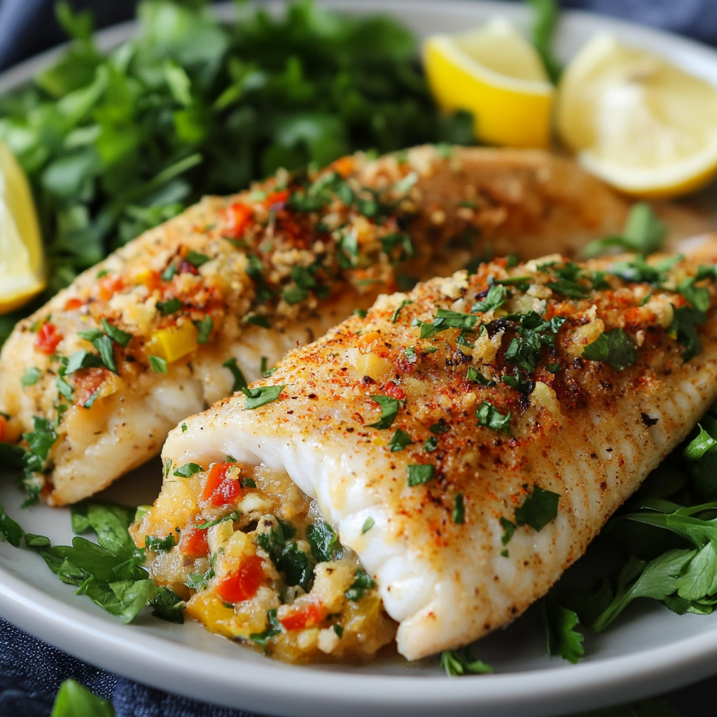 stuffed catfish fillets recipe